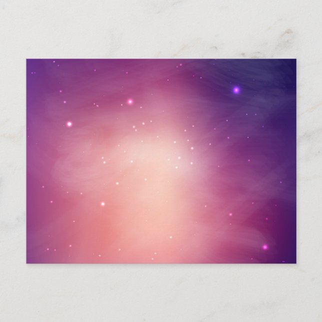 Carte Postale Motif spatial (Devant)