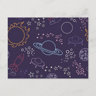 Carte Postale Motif spatial