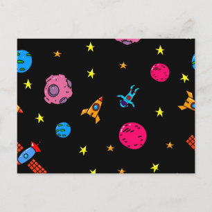 Carte Postale Motif spatial
