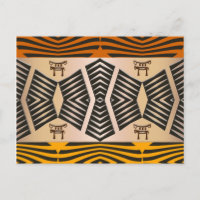 motif tribal d'afrique ethnique