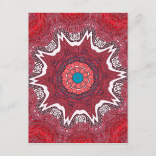 Carte Postale Motif tribal de l'ethnie Sindh