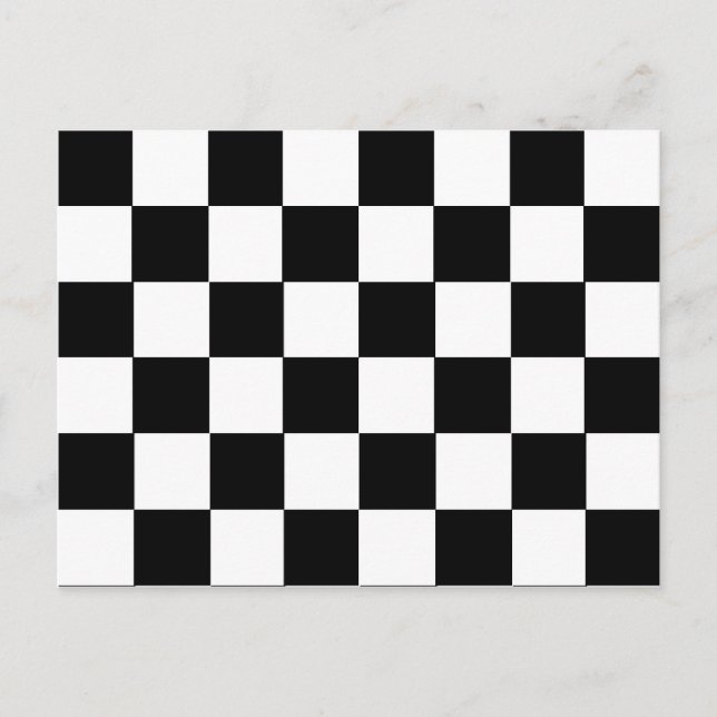 Carte Postale Motif vérificateur (Devant)