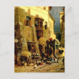 Carte Postale Motif vintage - Douane À Zirl