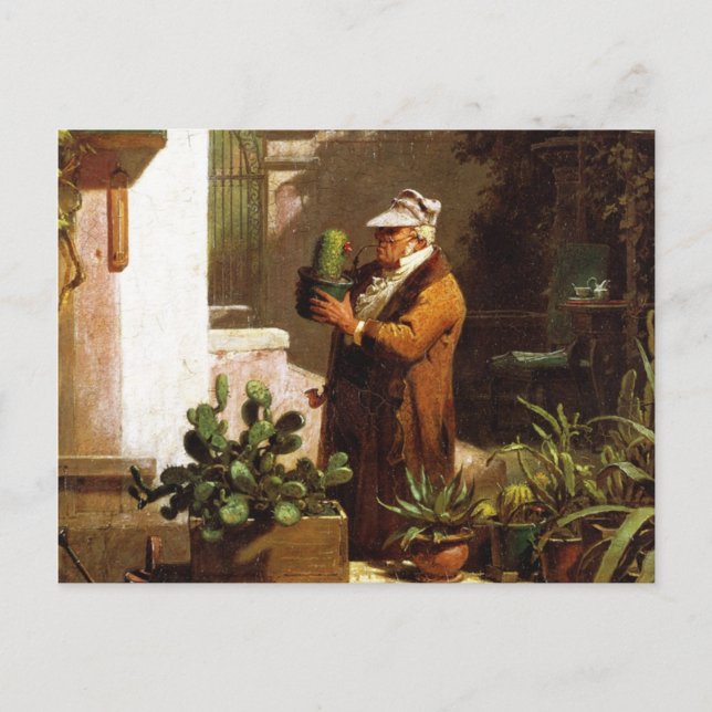 Carte Postale Motif vintage - Retraite - Spitzweg (Devant)