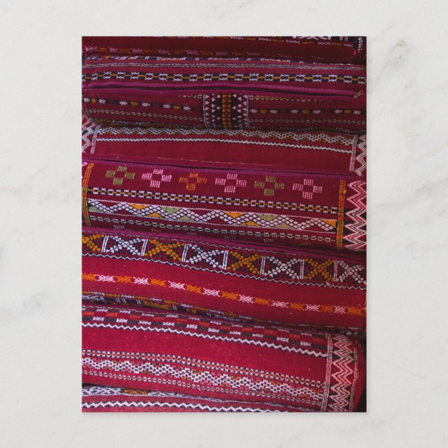 Carte Postale Motifs de Coussin en Tissu (Devant)