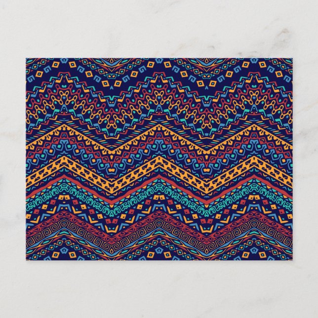 Carte Postale Motifs ethniques (Devant)