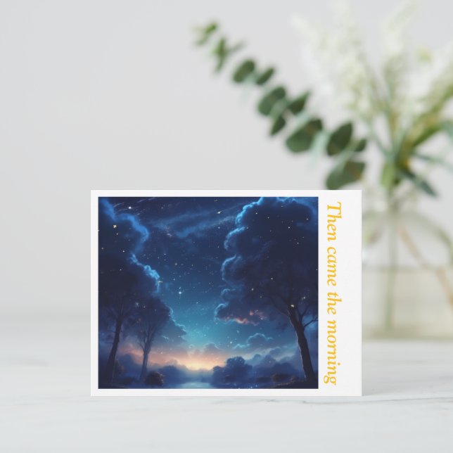 CARTE POSTALE MOTIVANTE (Debout devant)