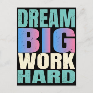 Carte Postale Motivation audacieuse – Inspirez, concentrez, atte