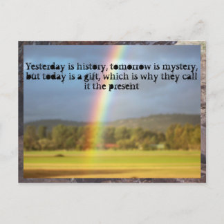 Carte Postale motivation d'arc-en-ciel…