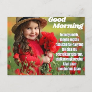 Carte Postale Motivation du bon matin