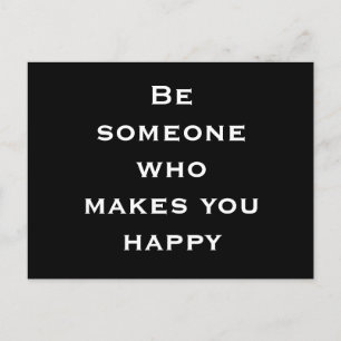 Carte postale Motivation du bonheur