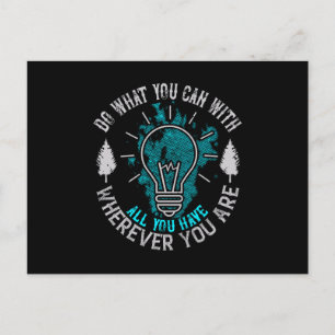 Carte Postale Motivation - Faites ce que vous pouvez