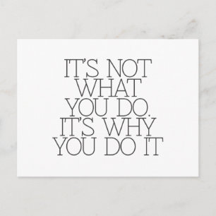 Carte Postale Motivation, inspiration, mots de sagesse citent.