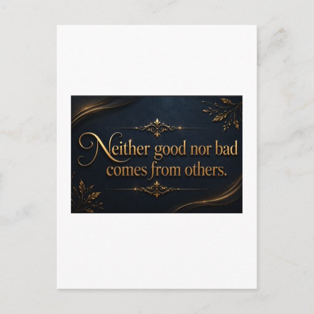 Carte Postale motivation qui change votre vie (Devant)
