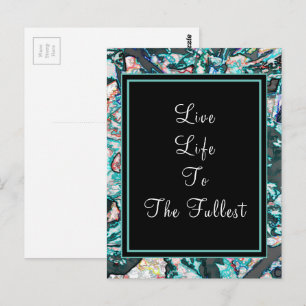 Carte Postale Motivationnel Inspiration Dire Citation Personnali