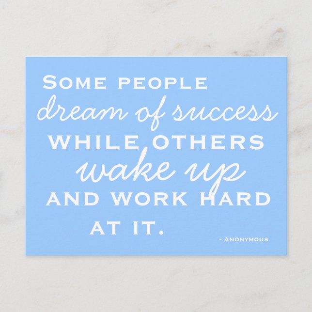 Carte postale motivée et inspirée (Devant)