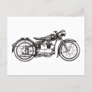 Carte Postale Moto classique III