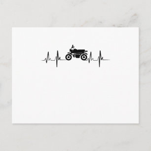 Carte Postale Moto Heartbeat Biker Gif
