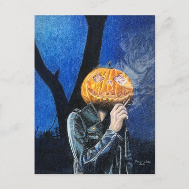 Carte Postale Moto sans tête (Devant)