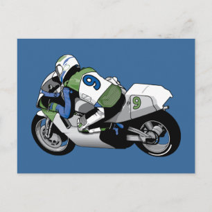 Carte Postale Moto Sport Vélo