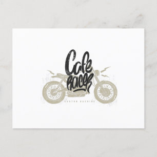 Carte Postale Moto vintage Cafe racer