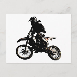 Carte Postale Motocross