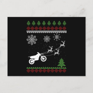 Carte Postale Motocross Deer Bike Motorcycle Vilain Vilain cadea
