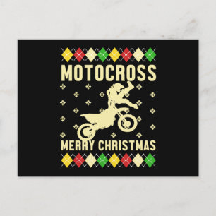 Carte Postale Motocross Joyeux Noël Vilain Noël Vilain Moto Gif