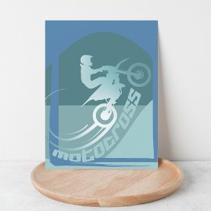 Carte Postale Motocross moto cross dirtbike moto x Postcard