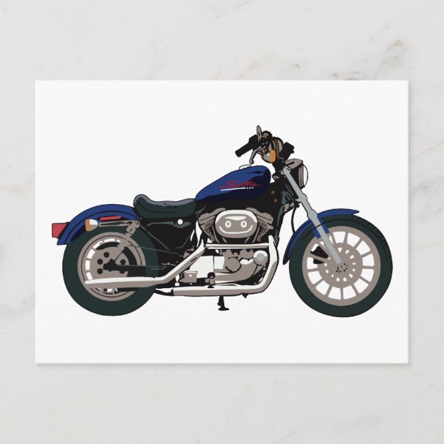 Carte Postale Motorcycle (Devant)