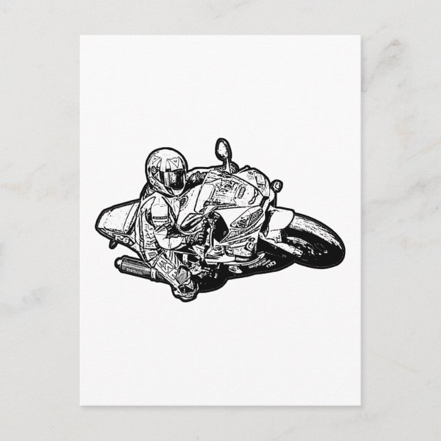 Carte Postale Motorcycle (Devant)