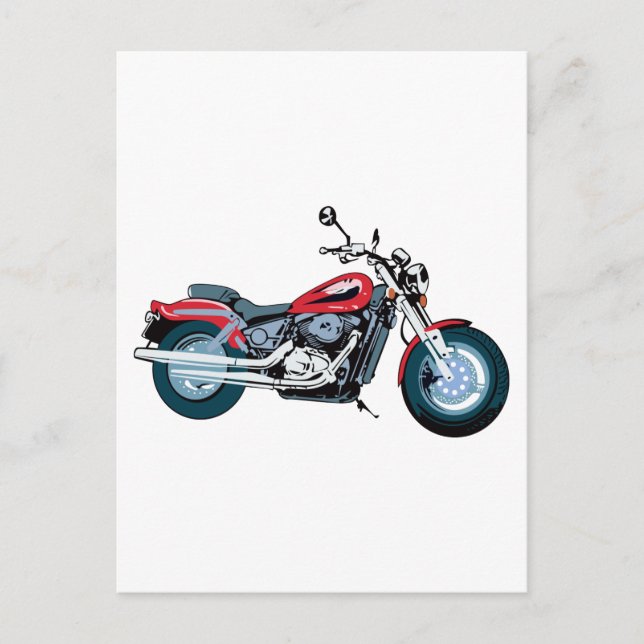 Carte Postale Motorcycle (Devant)
