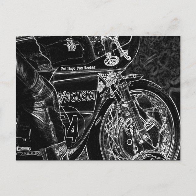 Carte Postale Motorcycle 1 pccna (Devant)