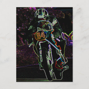 Carte Postale Motorcycle 2 pccna