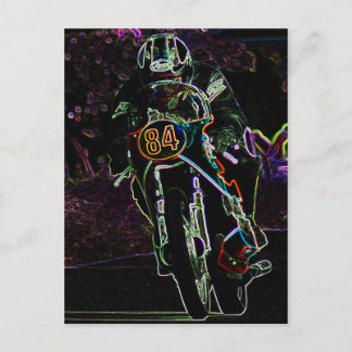 Carte Postale Motorcycle 2 pccna