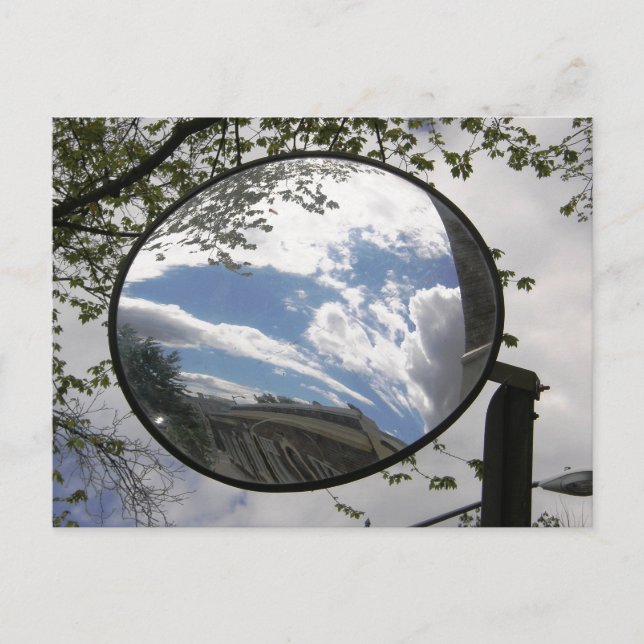 Carte Postale Motorcycle Rearview Mirror Photo (Devant)