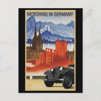 Carte Postale Motorisation En Allemagne
