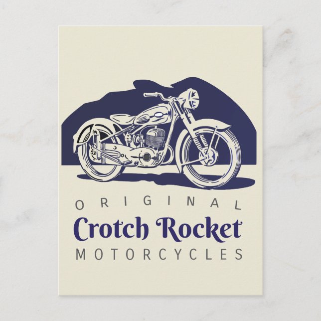 Carte Postale Motos Crotch Rocket publicitaire - 6 styles (Devant)