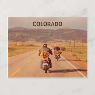 Carte Postale Motos du Colorado photo vintage