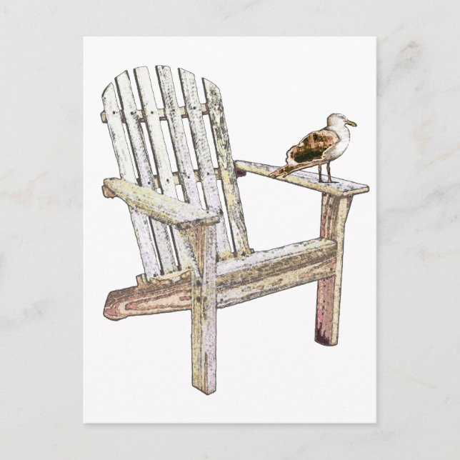 Carte Postale Mouette (Devant)