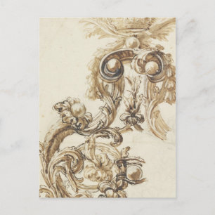 Carte Postale Moulage baroque antique
