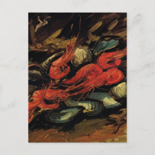 Carte Postale Moules et crevettes par Vincent van Gogh