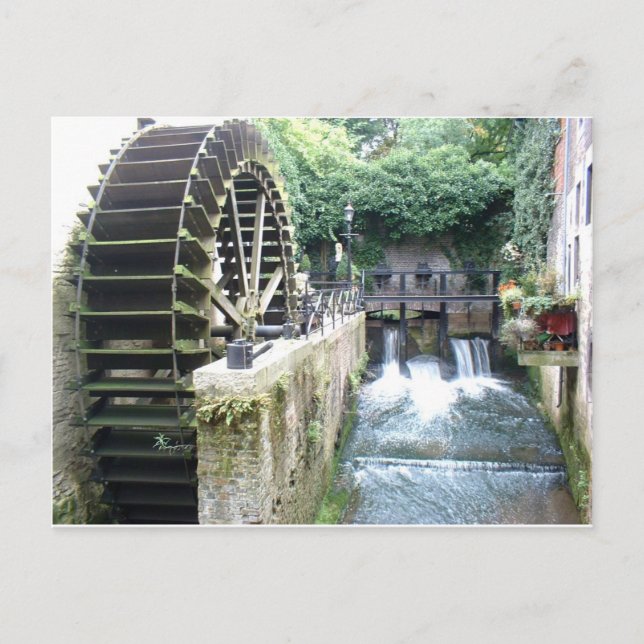 Carte Postale Moulin à eau (Devant)