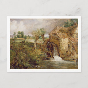 Carte Postale Moulin à Gillingham, Dorset, 1825-26 (huile sur to
