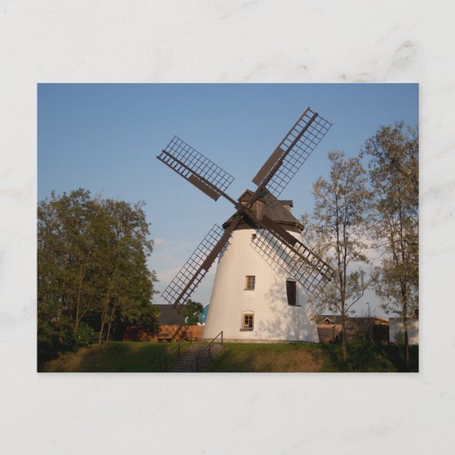 Carte Postale Moulin À Vent À Podersdorf (Devant)