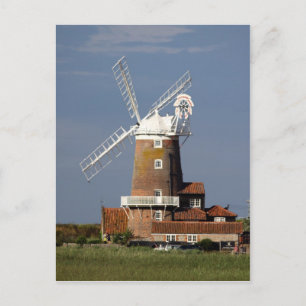 Carte Postale Moulin à vent chez Cley, Norfolk du nord