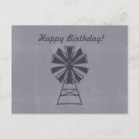 Moulin à vent Joyeux Anniversaire Toute Occasion