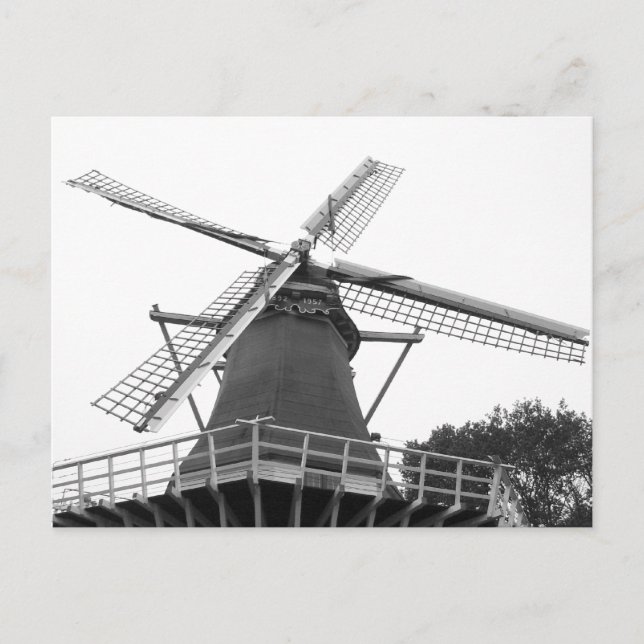 Carte Postale Moulin néerlandais (Devant)
