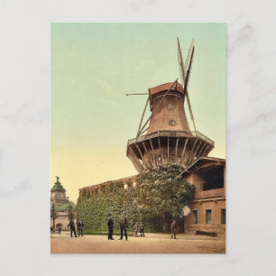 Carte Postale Moulin, Potsdam, Berlin, Allemagne rare Photochrom