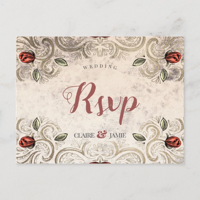 Carte Postale Mouline Rouge Dark and Moody rsvp (Devant)
